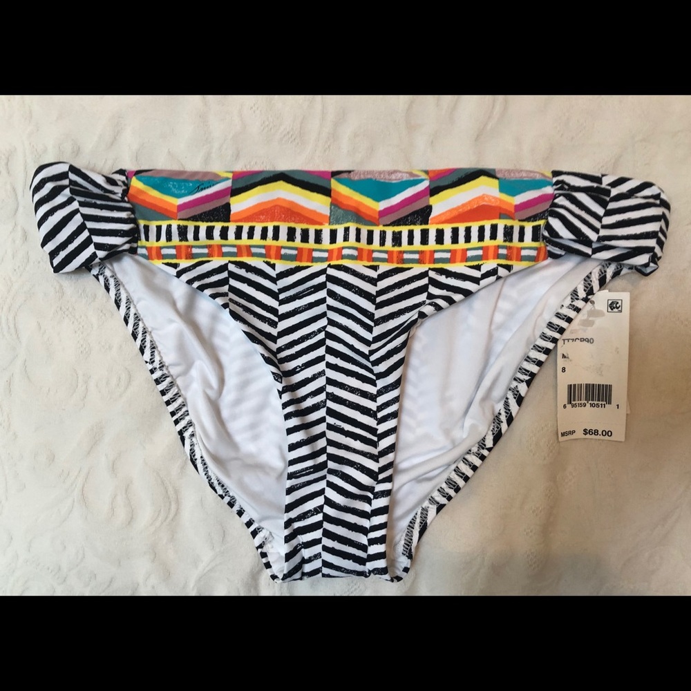 NWT Trina Turk Women's Brasilia Shirred Hipster
